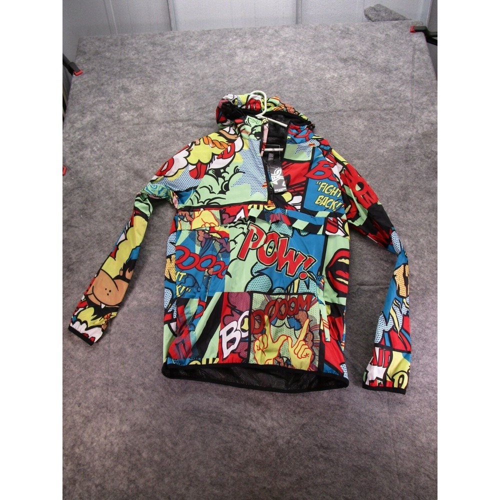 Reason Jacket‎ Adult Small Hoodie Comic Strip Windbreaker money calls NWT